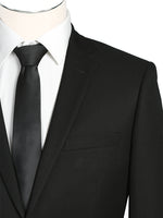 Load image into Gallery viewer, Black Men&#39;s Single Breast, 2 Piece Slim Fit Suit

