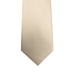 Load image into Gallery viewer, Ivory Solid Satin 100% Microfiber Necktie.  Matching Pocket sold separately.Ivory 
