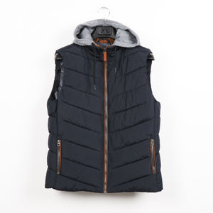 Sleeveless Quilted Pattern Vest Sport Jacket