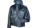 Load image into Gallery viewer, Genuine Sheepskin Black Leather Jacket
