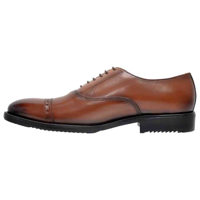 Cap Toe Oxford Leather Shoes