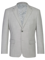 Load image into Gallery viewer, Elegant Ice Grey Stretch Slim Fit Single Breast Suit

