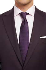 Charger l'image dans la galerie, Bold Eggplant Stretch Slim Fit Suit
