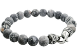 Load image into Gallery viewer, Modern &amp; Grounded - Your "Everyday Essential" Grey Jasper Bracelet
