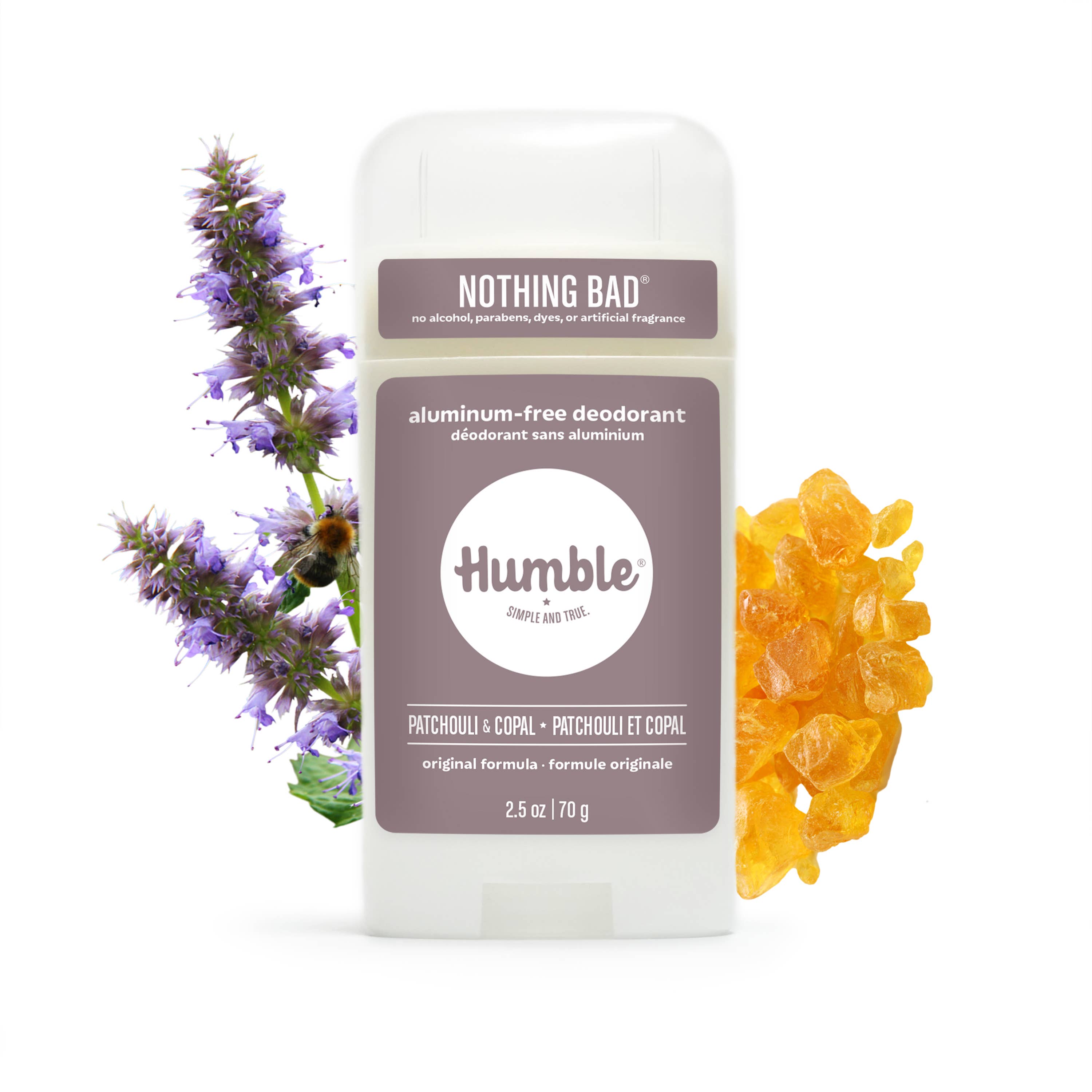 Patchouli & Copal Aluminum Free Deodorant