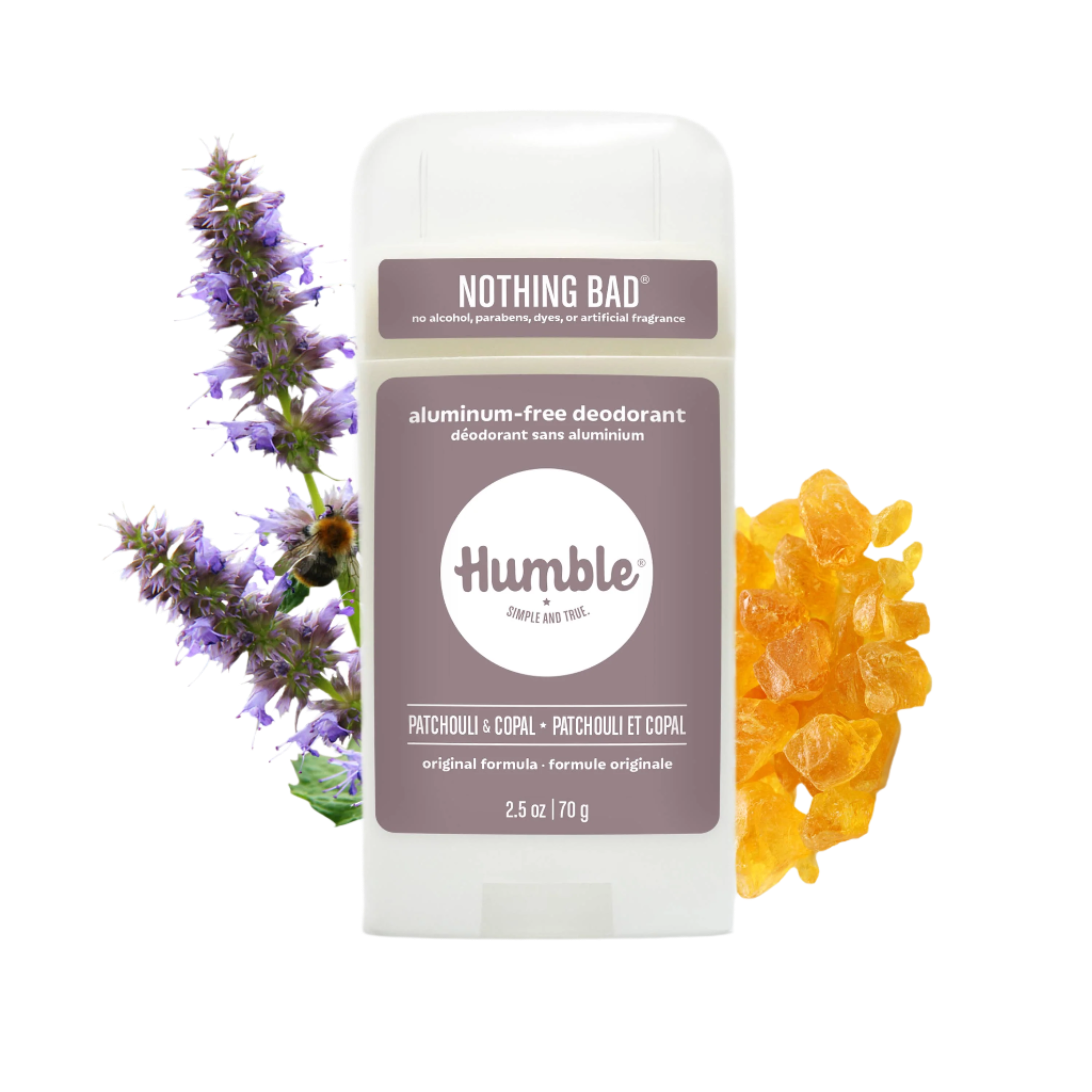 Patchouli & Copal Aluminum Free Deodorant