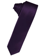 Charger l&#39;image dans la galerie, Luxury Satin Skinny Self Tie Necktie
