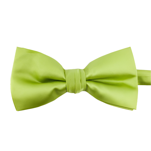 Solid Satin 100% Microfiber Bow Tie