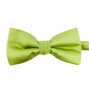 Solid Satin 100% Microfiber Bow Tie