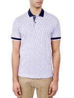 Load image into Gallery viewer, Slim Fit Floral Pique Polo
