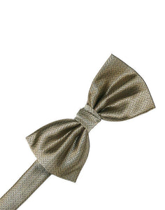 Kids Herringbone Pre-tied Bow Tie Collection