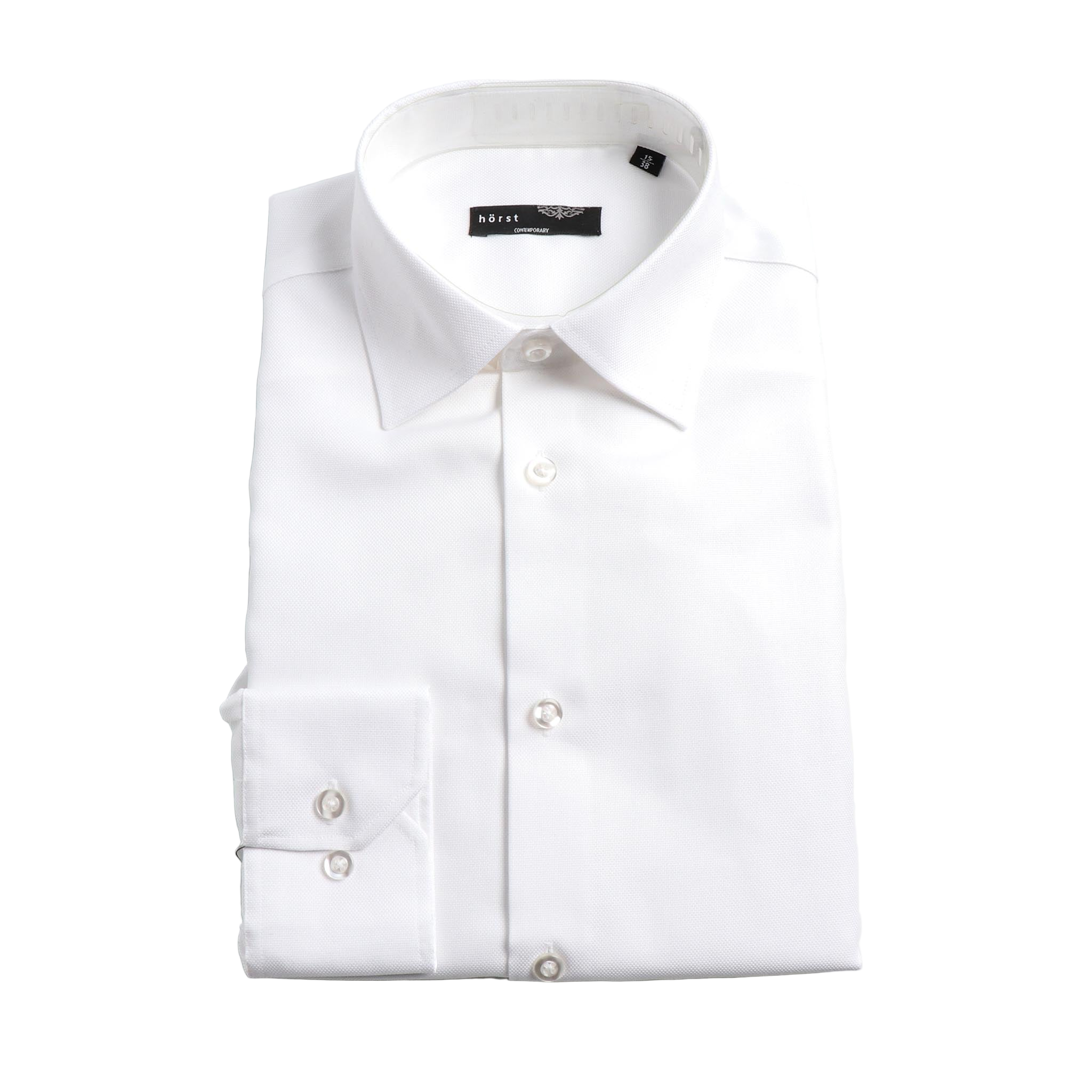 Contemporary Fit Long Sleeve Dress Shirt, No Pockets