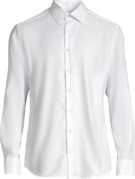 Load image into Gallery viewer, Berlin Tall White Regular Fit Long Sleeve Dress Shirt
