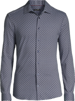 Load image into Gallery viewer, Cotton Knit Long Sleeve Slim Fit Sports Shirt
