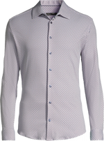 Load image into Gallery viewer, Multi Color Cotton Knit Long Sleeve Slim Fit Sports Shirt
