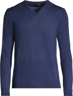 Charger l'image dans la galerie, Men's Natural Merino Wool, V-Neck Sweater
