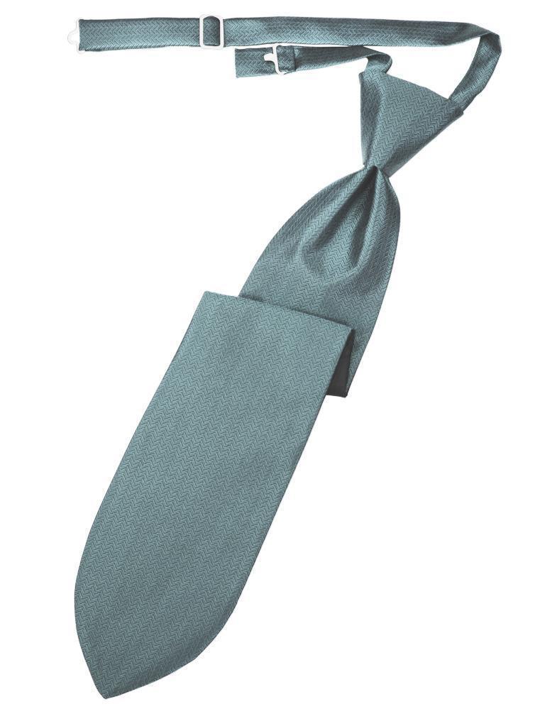 Kids Herringbone Pre-tied Necktie Collection