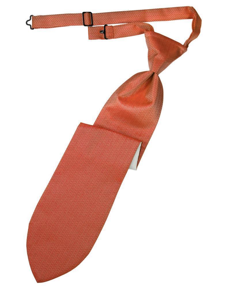 Kids Herringbone Pre-tied Necktie Collection