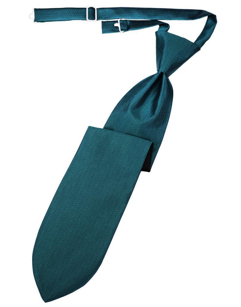 Kids Herringbone Pre-tied Necktie Collection