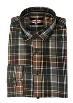 Charger l&#39;image dans la galerie, Camel Plaid, Buttoned Down Collar, Casual Shirt
