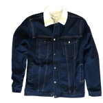 Load image into Gallery viewer, Denim Jacket Sherpa Lining
