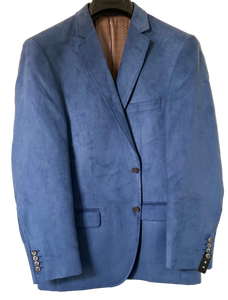 Slim Fit Suede Sport Jacket