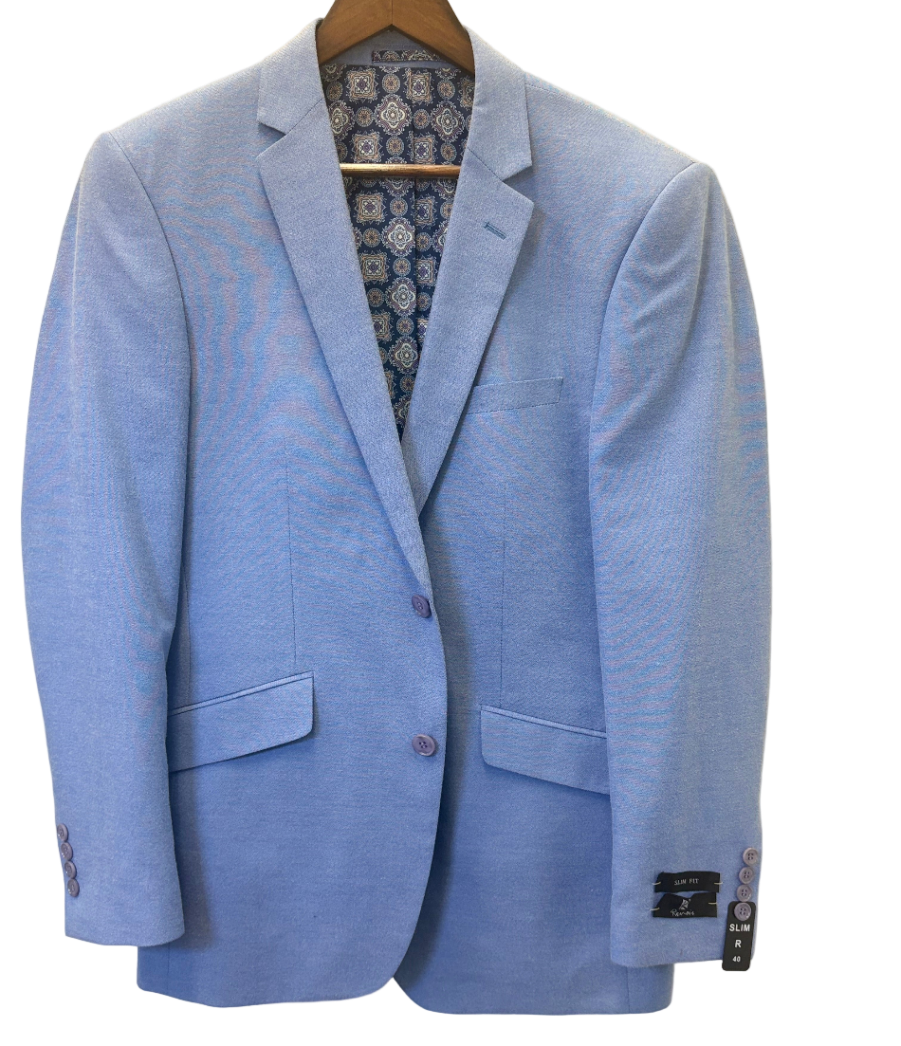 Slim Fit Light Blue Sport Jacket