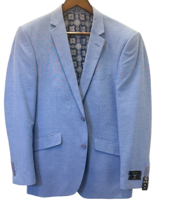 Slim Fit Light Blue Sport Jacket