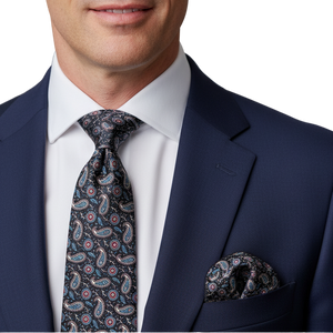 Paisley Silk Tie & Pocket Square Set