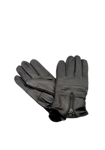 Men's Black Leather Gloves