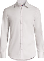 Load image into Gallery viewer, Light grey slim fit dress shirt
