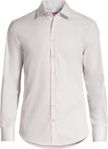 Light grey slim fit dress shirt