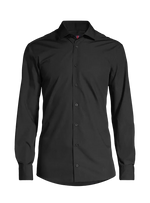 Charger l'image dans la galerie, Berlin Slim Fit Stretch Poly/Cotton Dress Shirt Long Sleeve
