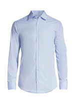 Charger l'image dans la galerie, Berlin Slim Fit Stretch Poly/Cotton Dress Shirt Long Sleeve
