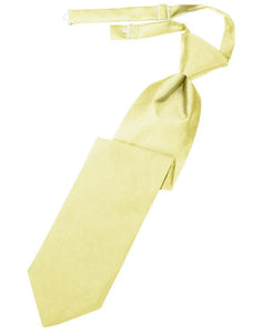 Kids Luxurious Satin  Pre-Tied Necktie