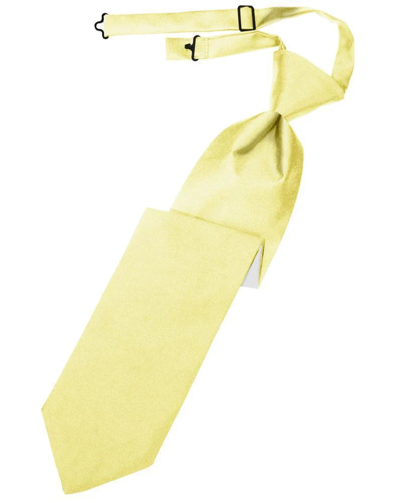 Kids Luxurious Satin  Pre-Tied Necktie