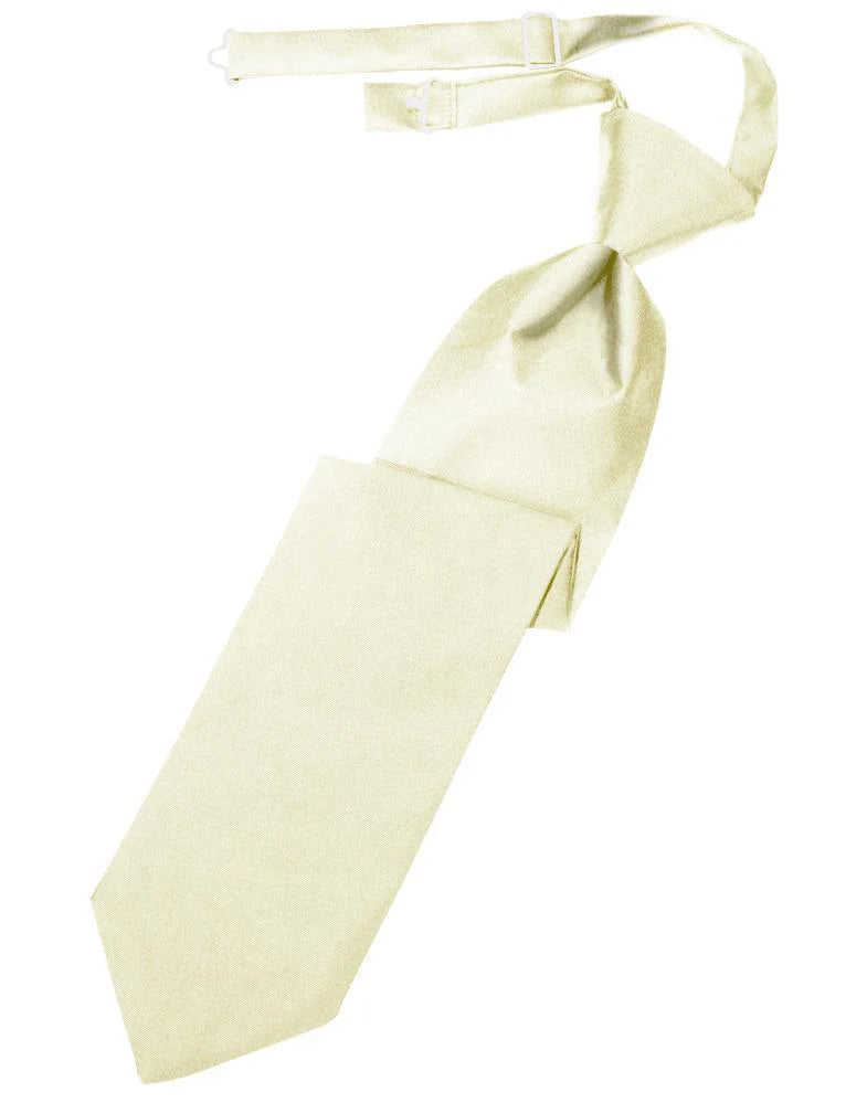 Kids Luxurious Satin  Pre-Tied Necktie