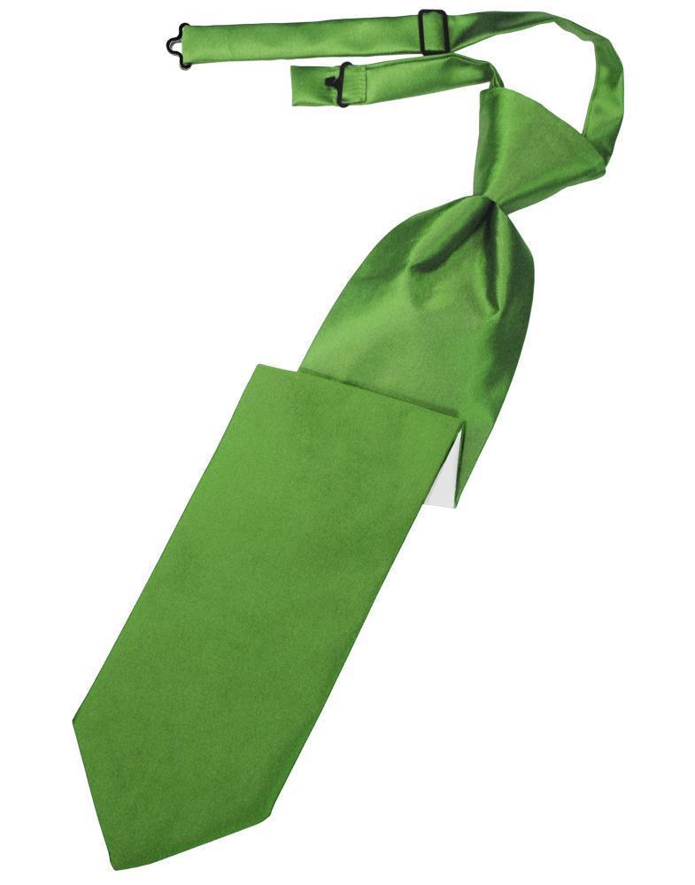 Kids Luxurious Satin  Pre-Tied Necktie