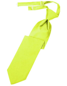 Kids Luxurious Satin  Pre-Tied Necktie