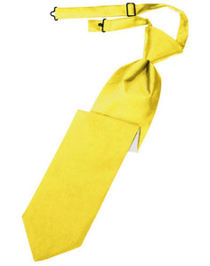 Kids Luxurious Satin  Pre-Tied Necktie