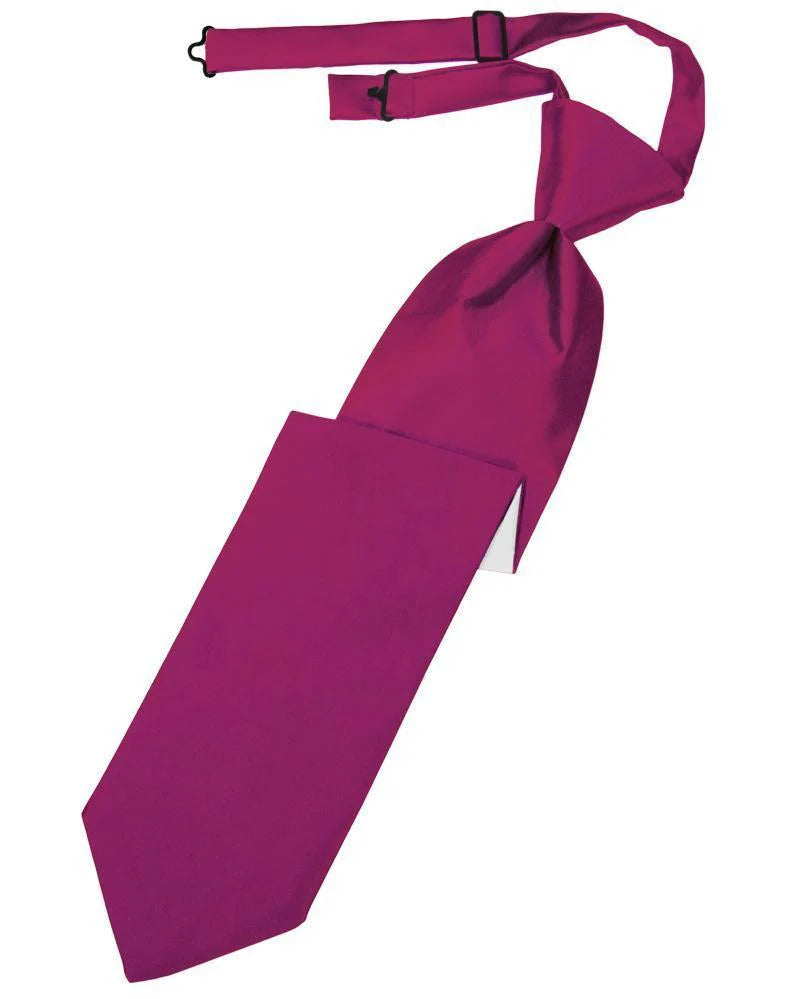 Kids Luxurious Satin  Pre-Tied Necktie