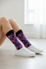 Load image into Gallery viewer, TRIUMPH FOR HER CREW SOCKS
