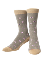 Load image into Gallery viewer, Periwinkle Print Crew Socks
