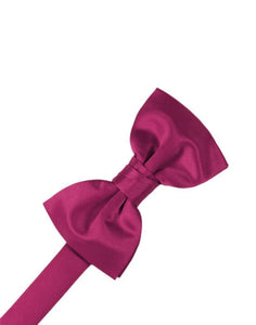 Kid's Luxury Satin Pre-Tied Bow Tie Collection