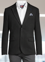 Load image into Gallery viewer, Black Notch Lapel Blazer
