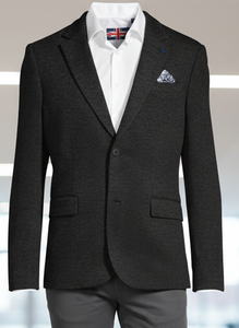 Black Notch Lapel Blazer