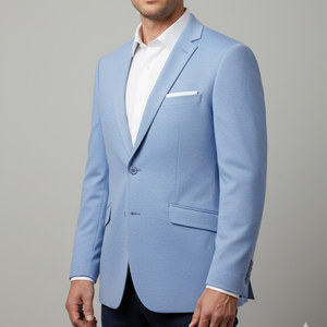 Slim Fit Light Blue Sport Jacket