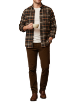 Load image into Gallery viewer, Camel Plaid, Buttoned Down Collar, Casual Shirt
