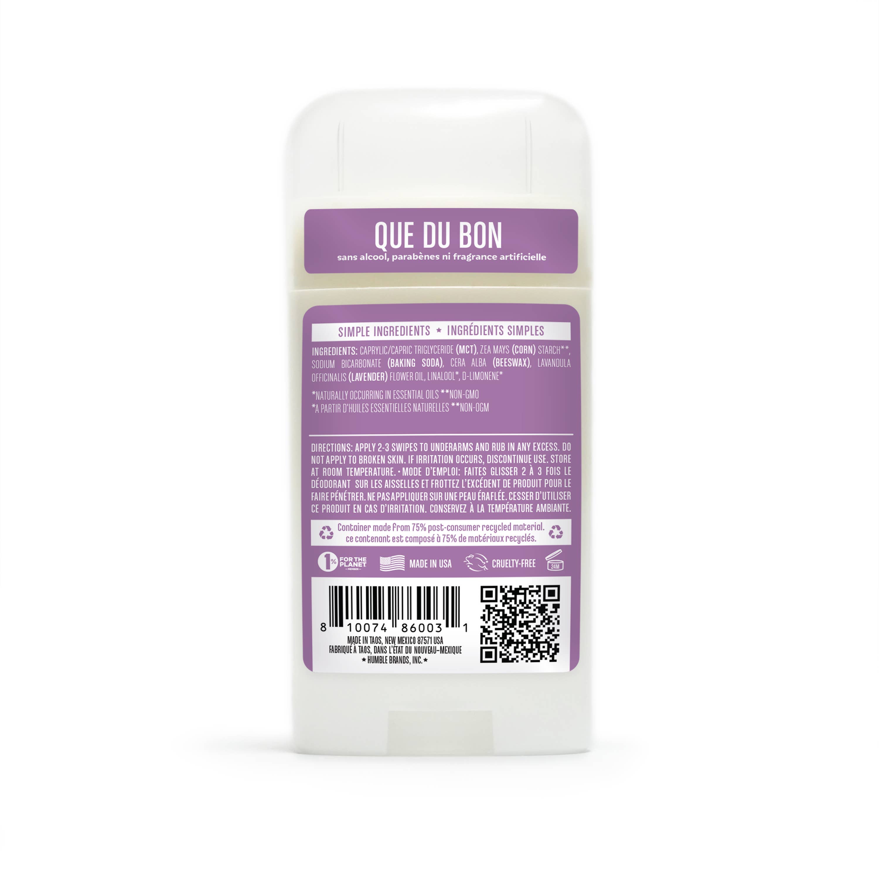 Mountain Lavender Aluminum Free Deodorant
