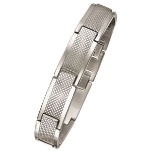 Steel/Titanium Self Adjustable Links Bracelet